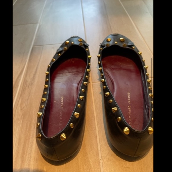 Marc Jacobs studded mouse ballerina flats - Picture 2 of 6